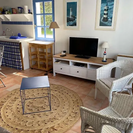 Maison Cosy 1 Chambre Avec Jardin, A 200M De La Plage Des Grands Sables - Fr-1-418-163 Locmaria Exterior foto